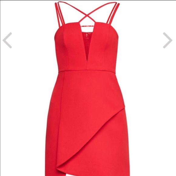 BCBG Linzee Jewel red dress - Picture 4 of 6